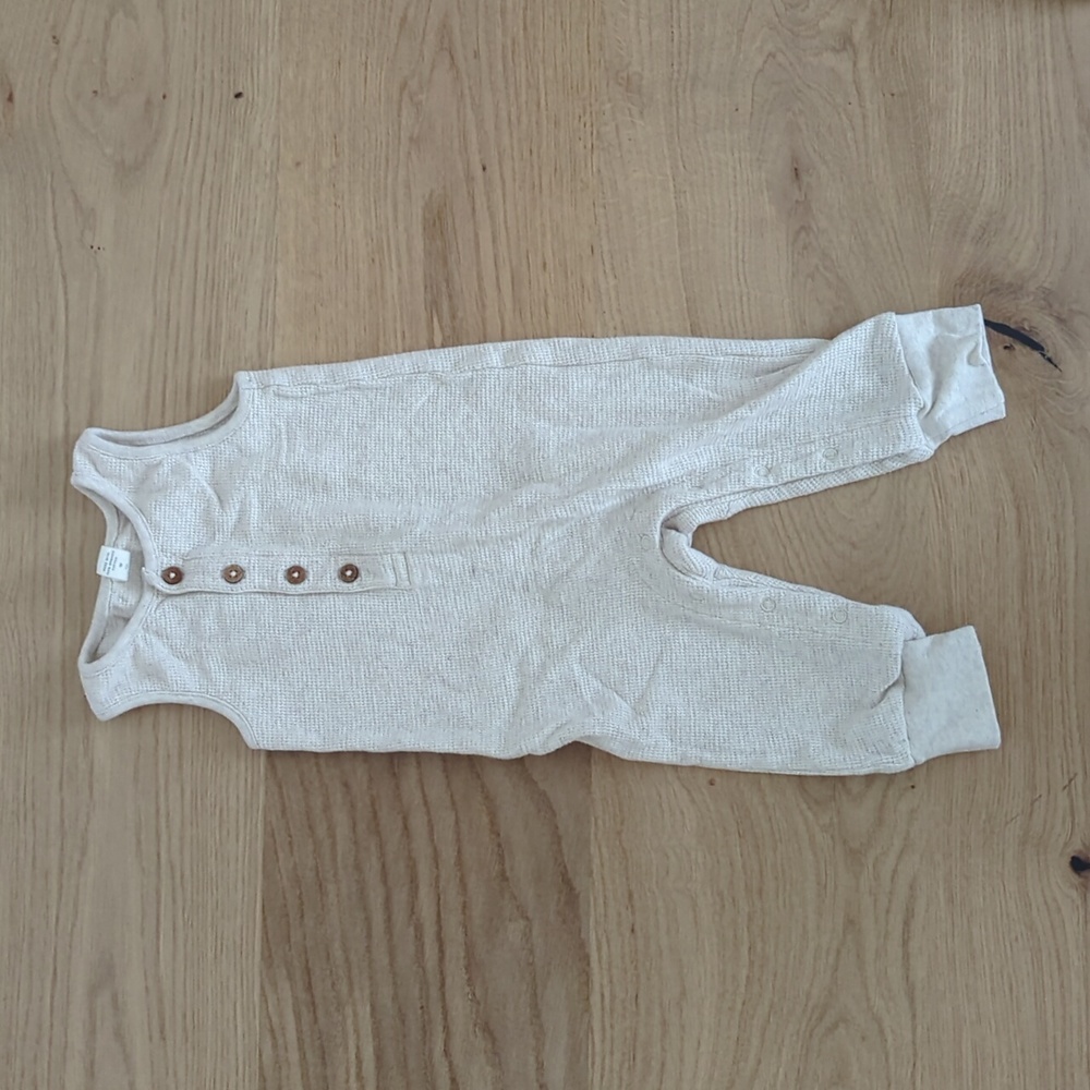 Colored organics wade Henley tank waffle romper sold out online! 3-6m